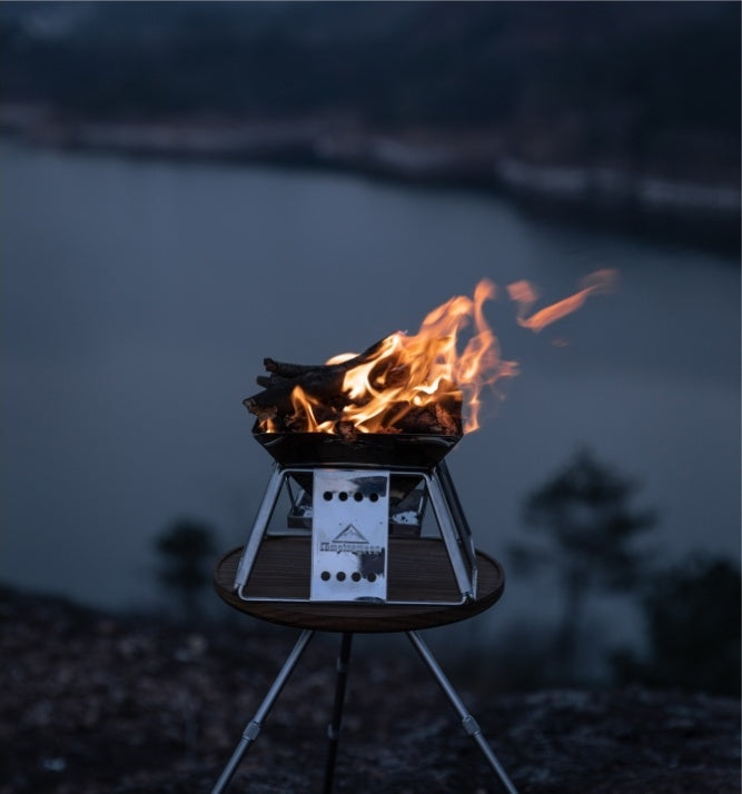 焚き火グリル 高さ3段階調整 X-MINI