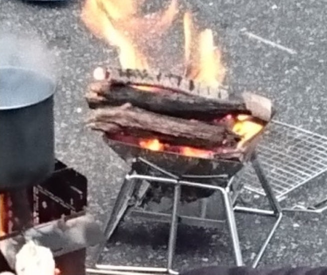 焚き火グリル 高さ3段階調整 X-MINI