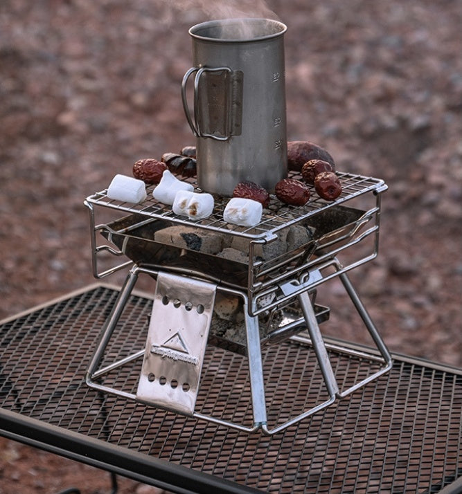 焚き火グリル 高さ3段階調整 X-MINI