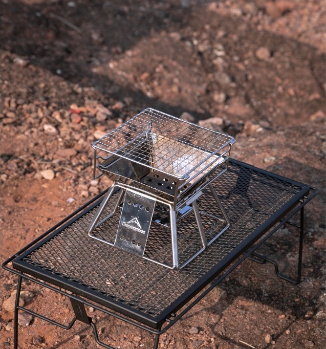焚き火グリル 高さ3段階調整 X-MINI