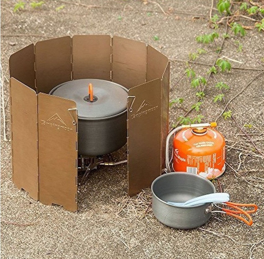 アルミウインドスクリーン 高さ24cm 10枚板 YD-10