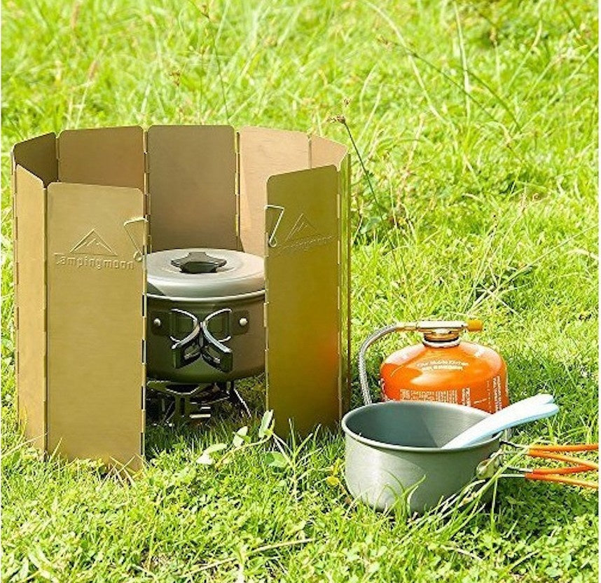 アルミウインドスクリーン 高さ24cm 10枚板 YD-10