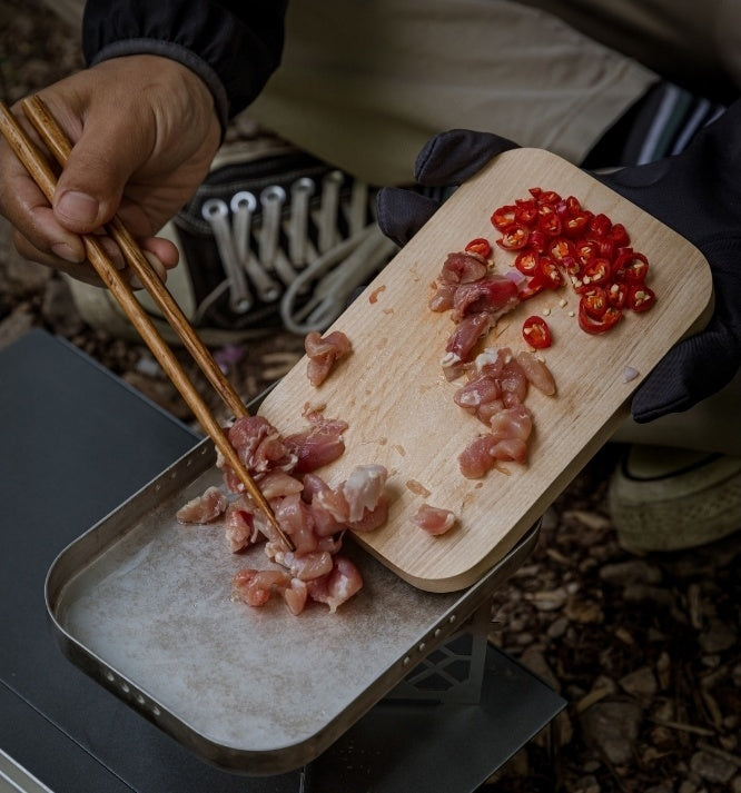 メスティンラージ用まな板 カバザクラ無垢材 YM-2013
