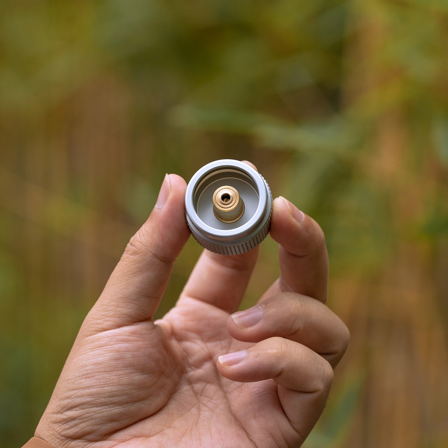 キャンピングガス器具用変換アダプター 逆止弁内蔵 Z08