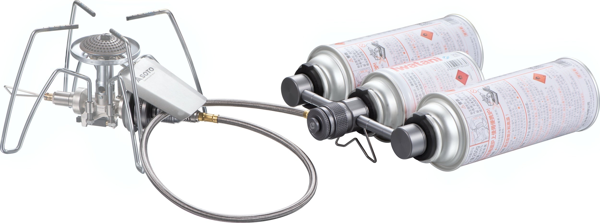 CB缶用ガスステーション 3缶連結変換 Z30