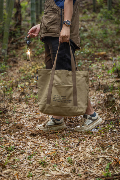 キャンプギアトートバッグ 自立型 B-189