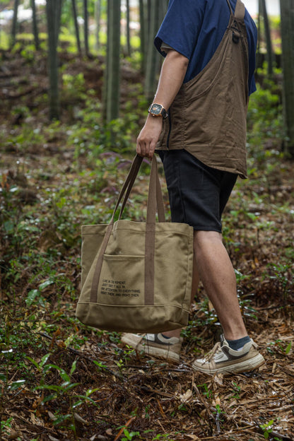 キャンプギアトートバッグ 自立型 B-189