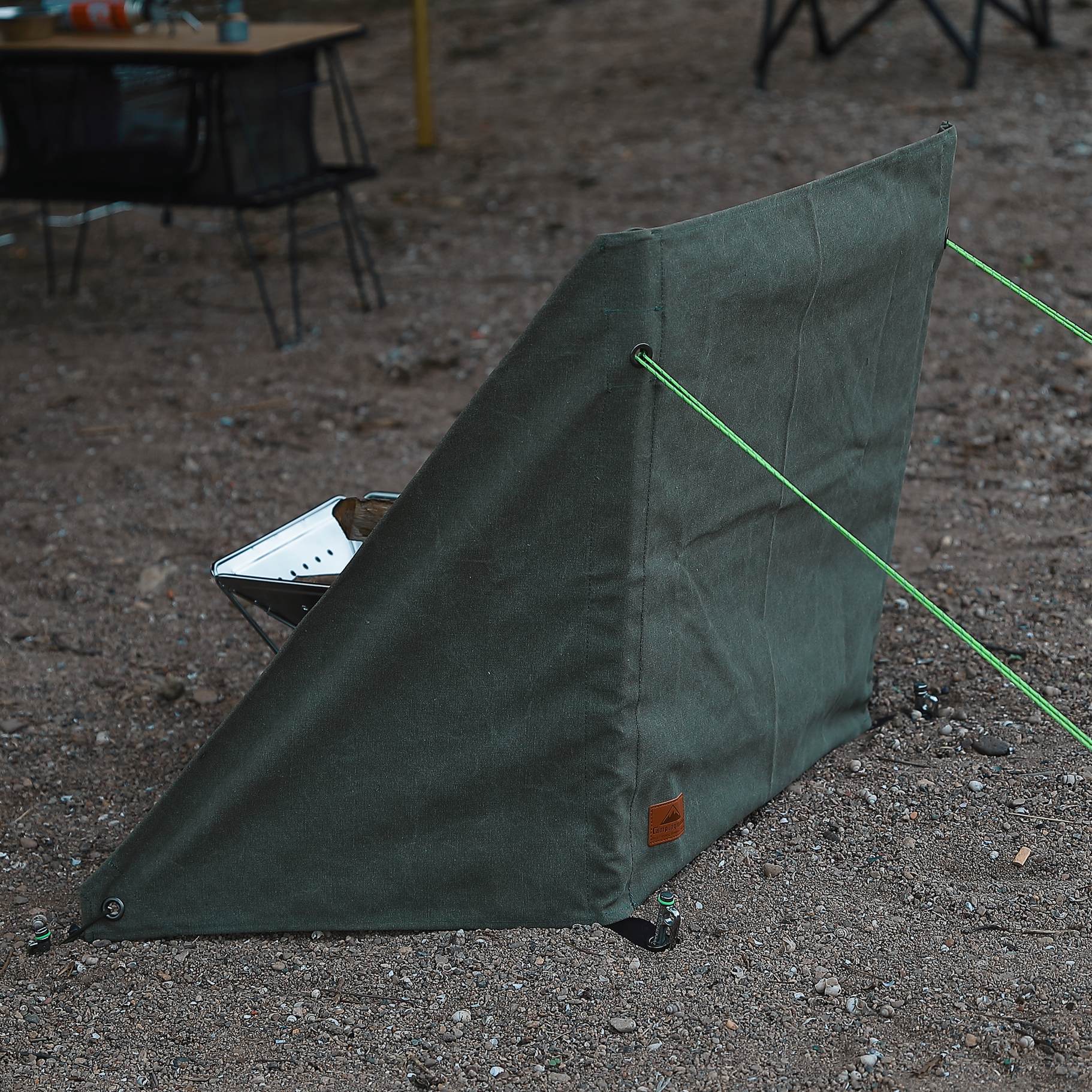 Campingmoon 焚火陣幕／ウインドスクリーン B-660 – 風を遮るコットン