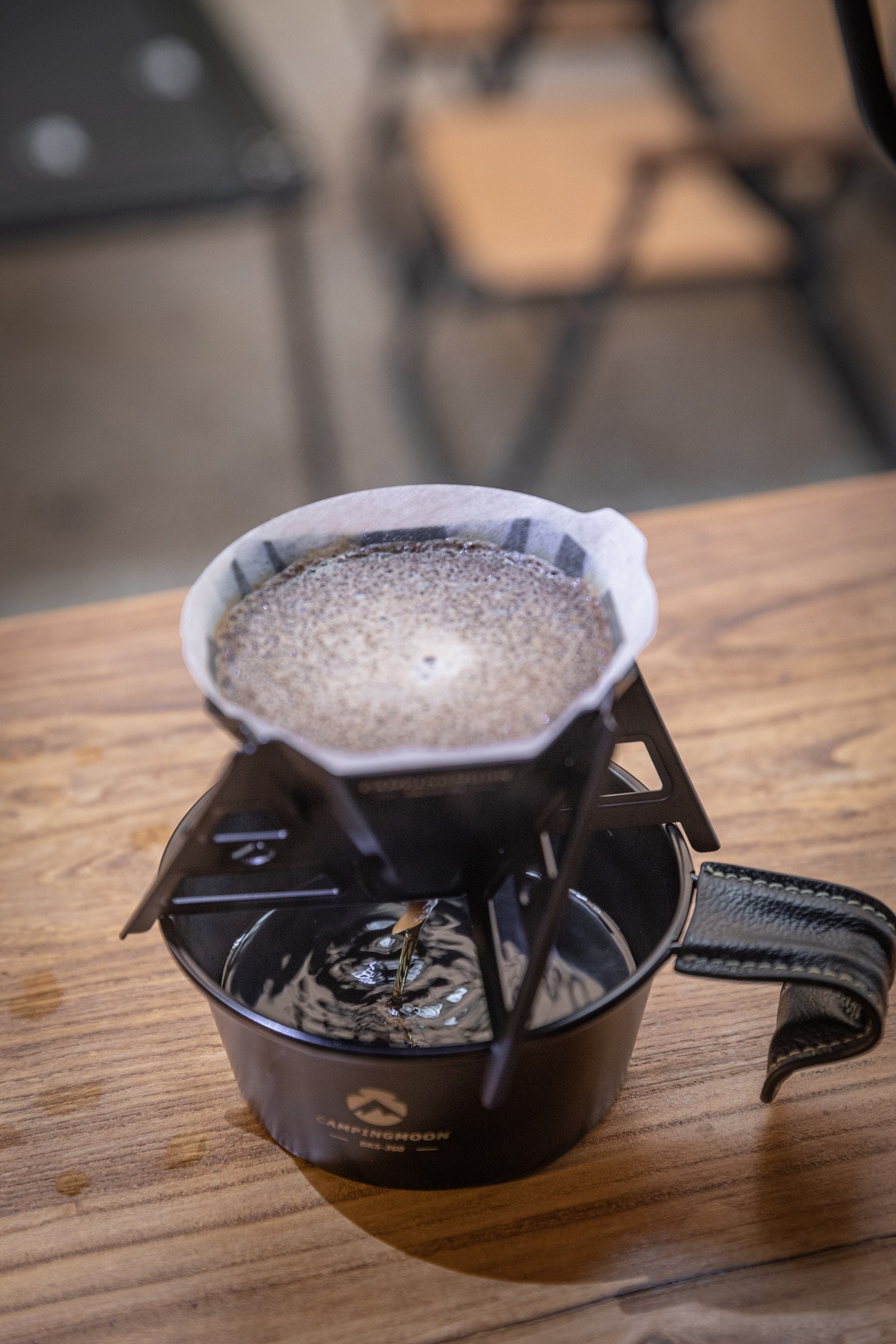 キャンプ用品まとめ売り　シェラカップ・コーヒードリッパーなど Campingmoon シェラカップ用コーヒードリッパー BKCOF-01 – 酸化チタン