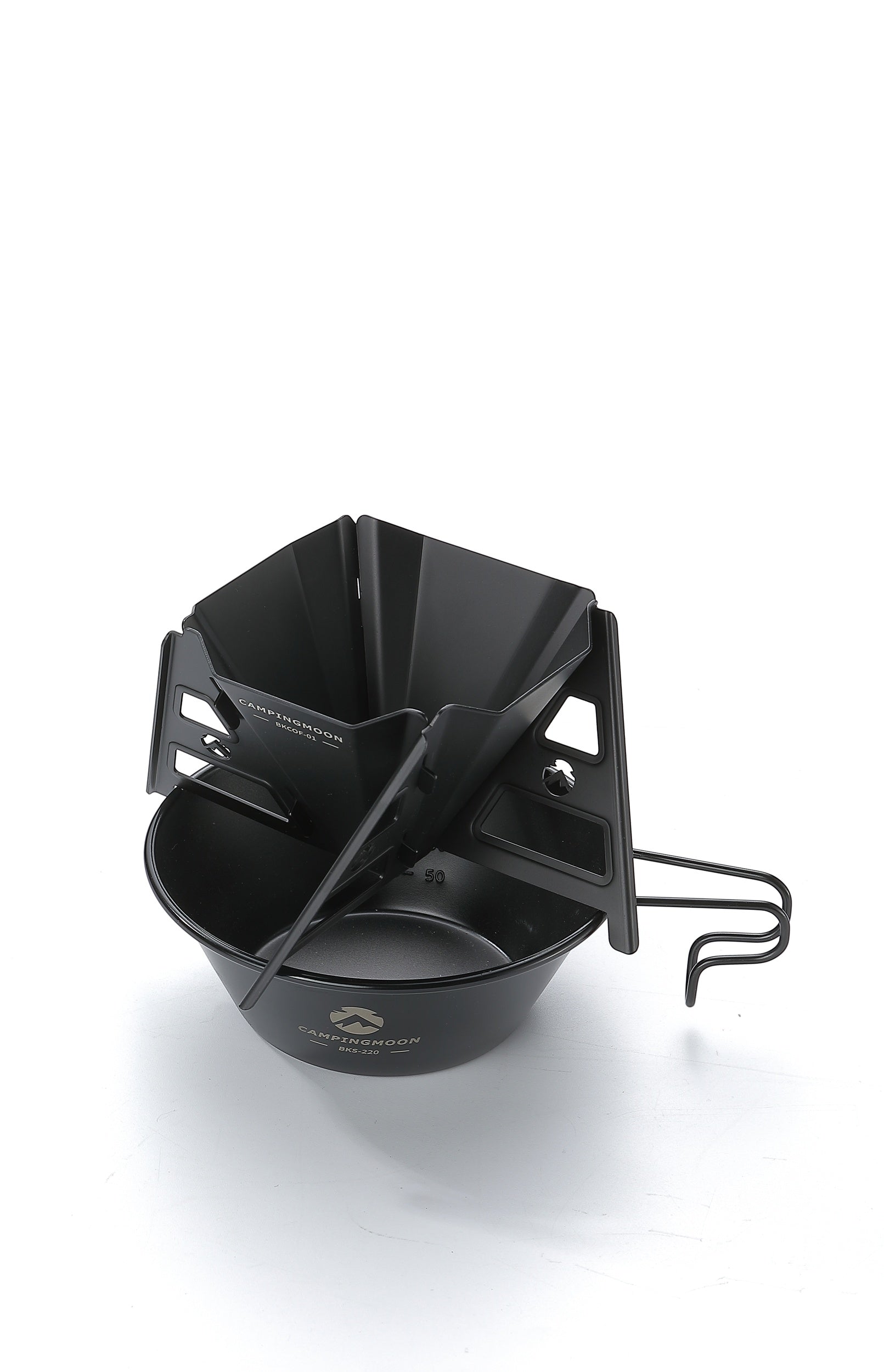 Campingmoon シェラカップ用コーヒードリッパー BKCOF-01 – 酸化チタン