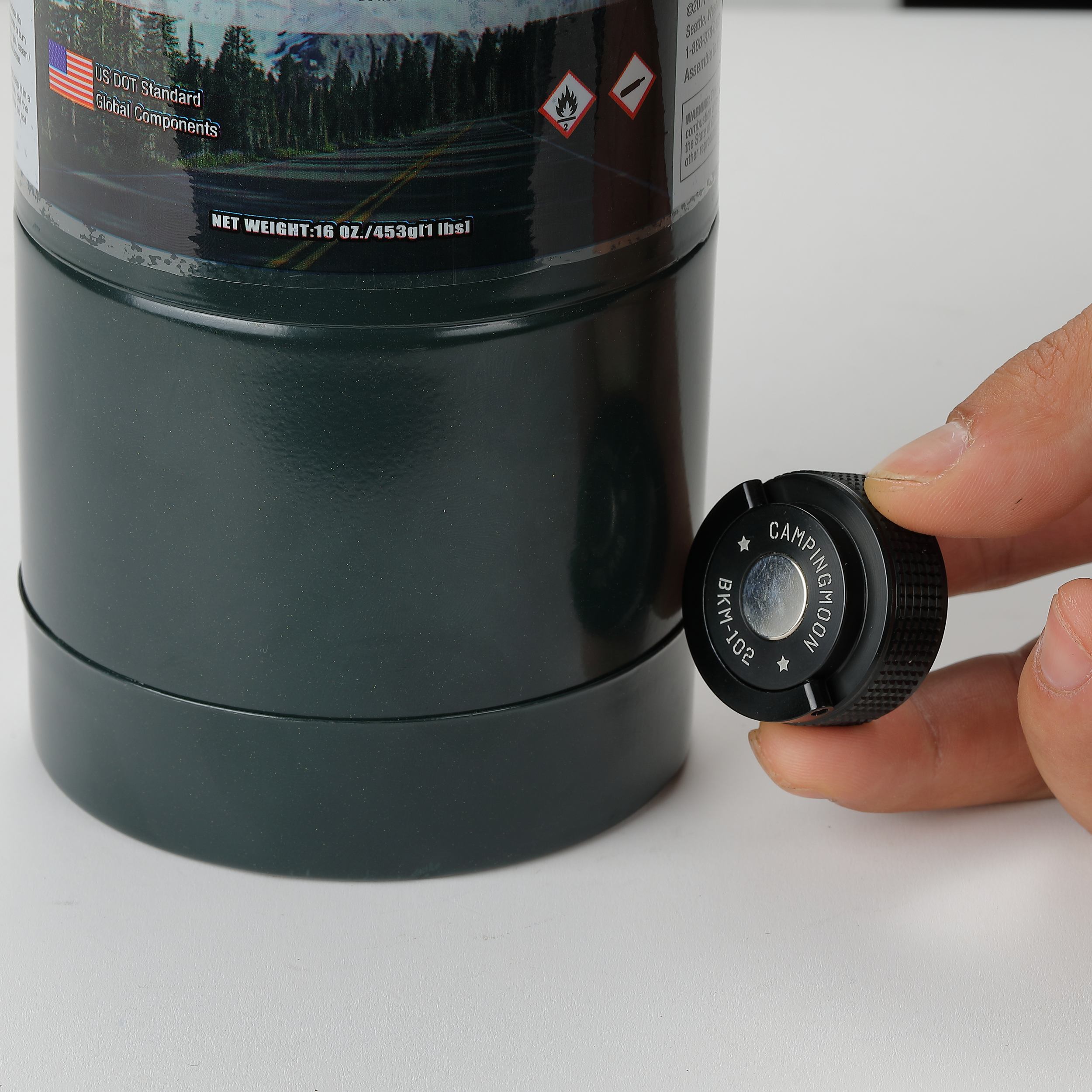 ガス缶用キャップ マグネット内蔵 BKM-102