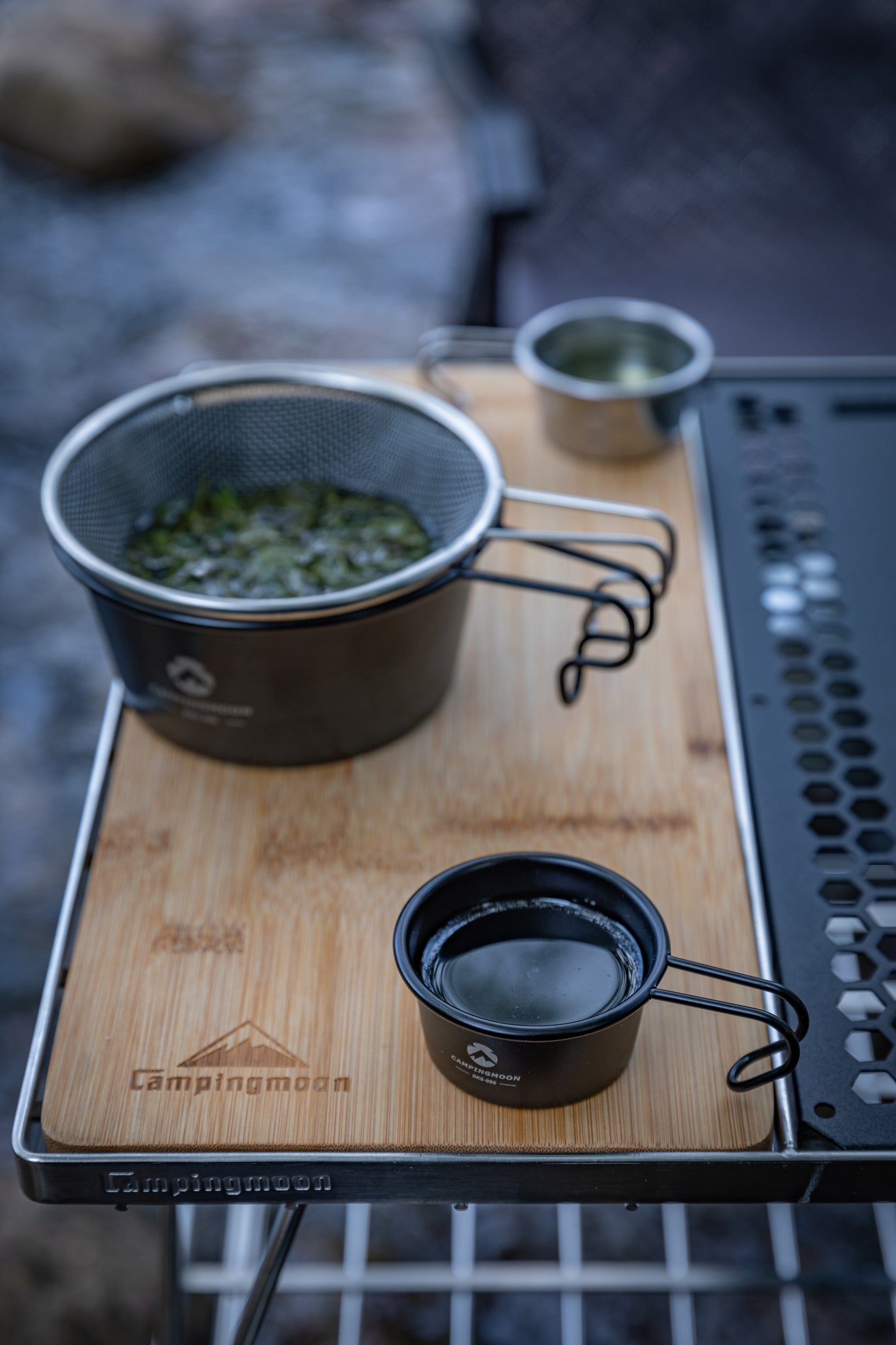 ミニシェラカップ チタン黒酸化発色 2点セット BKS-050-2P