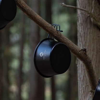 シェラカップ 深型 チタン黒酸化被膜 BKS-360-2P