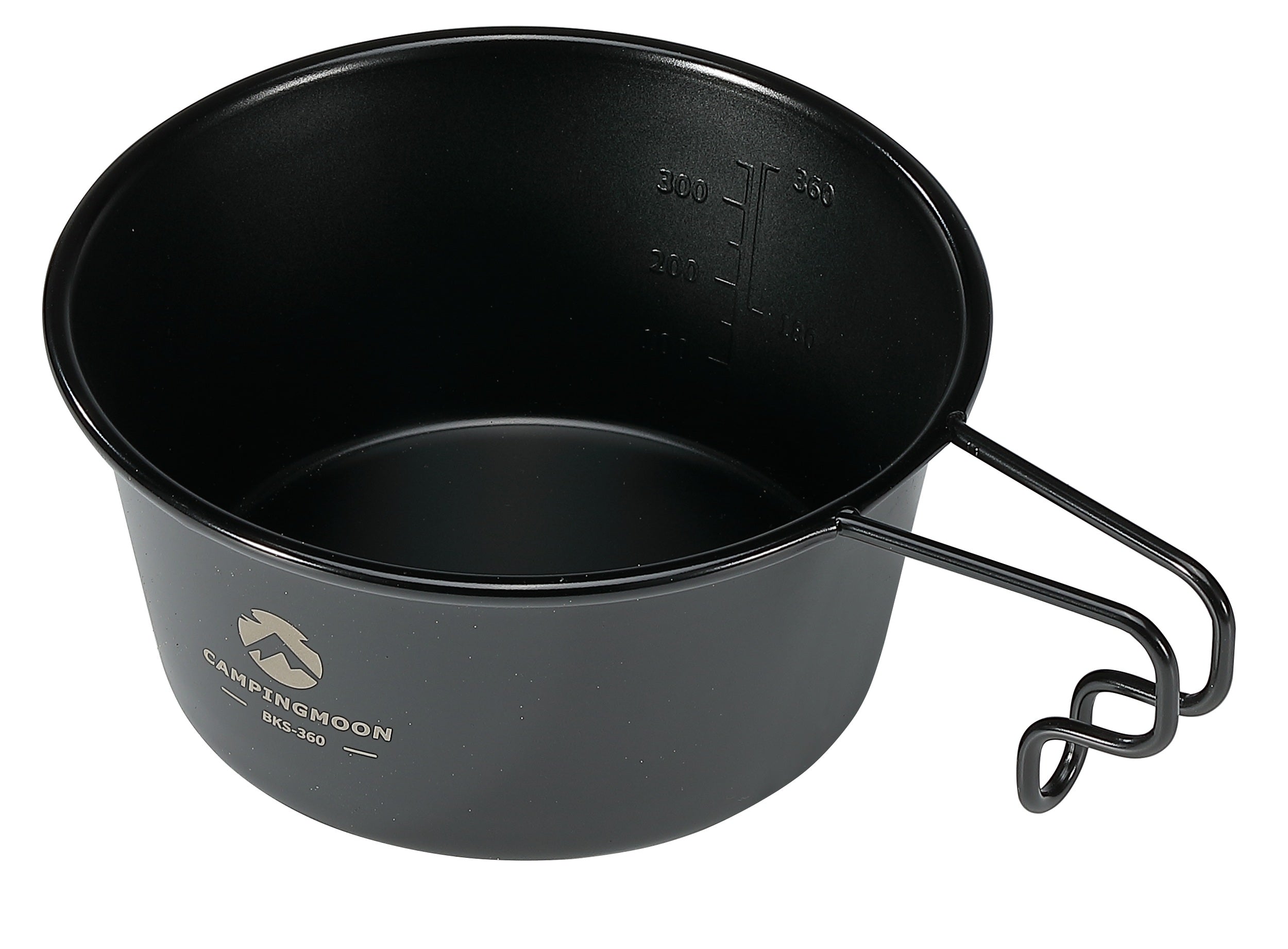 Campingmoon 黒シェラカップ 深型 BKS-360-2P – チタン酸化被膜処理 2