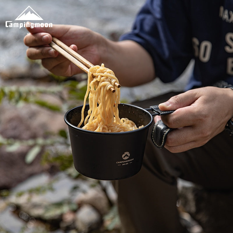 Campingmoon シェラカップ深型 BKS-369 – 満水600ml・直火対応