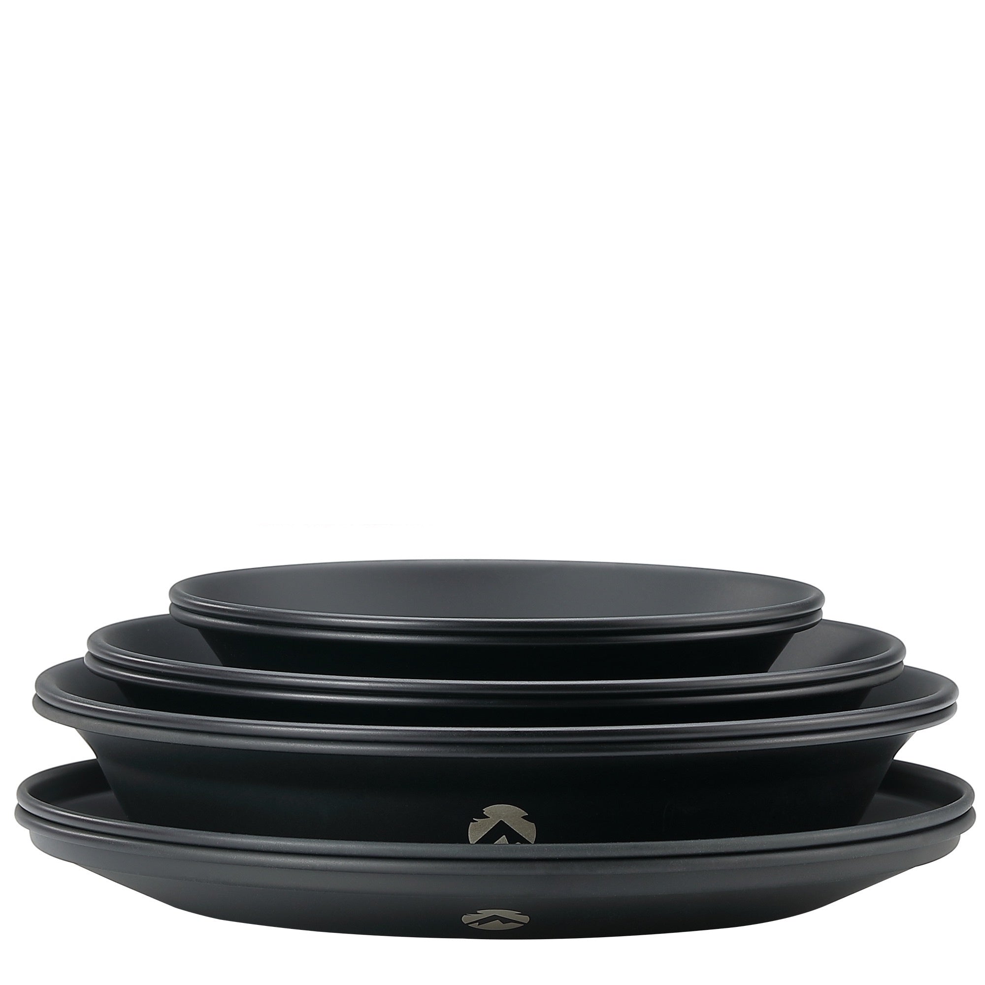 Campingmoon ステンレス食器セット BKS395-1S – 黒酸化チタン発色