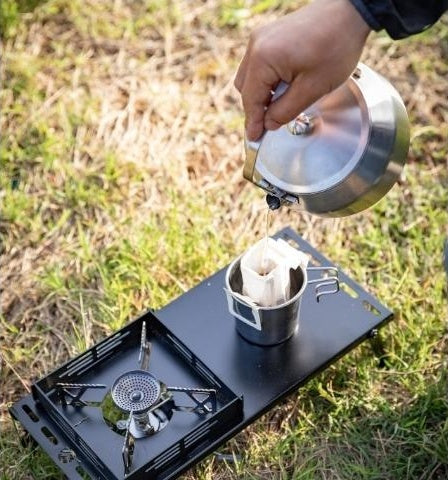 Campingmoon 遮熱テーブル BKSK-310CP – 黒酸化チタン仕上げ – camping