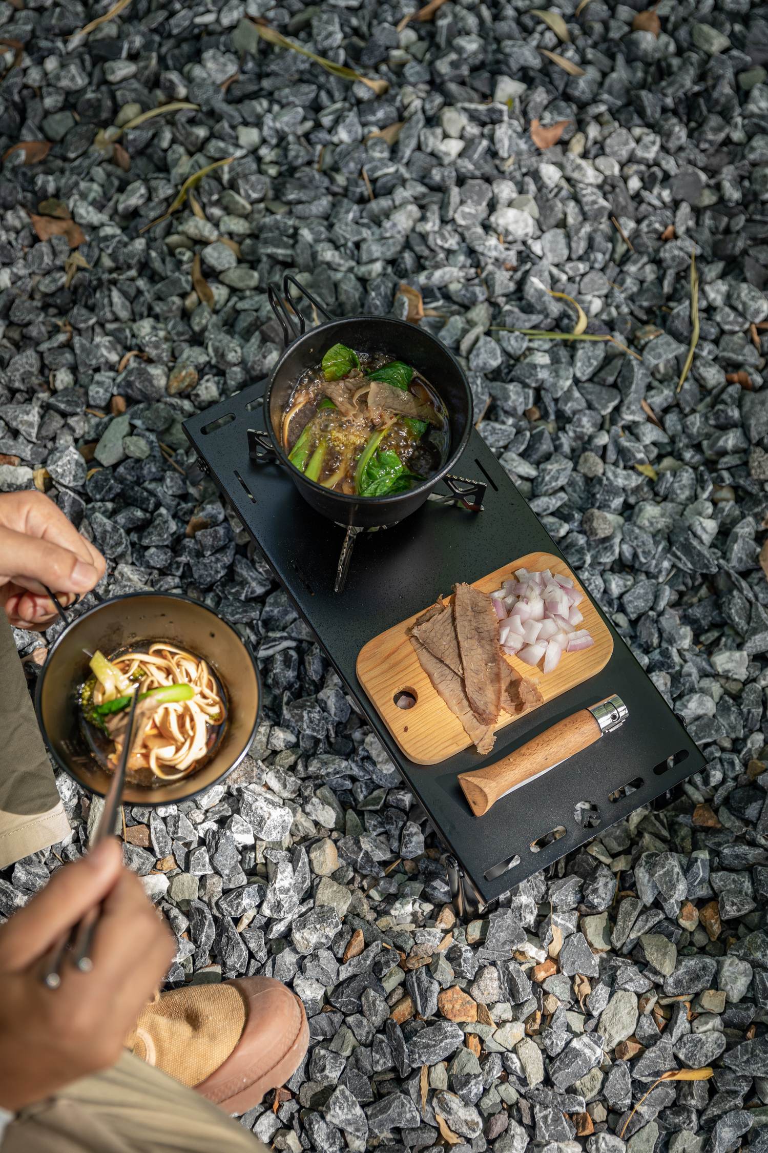Campingmoon 遮熱テーブル BKSK-310CP – 黒酸化チタン仕上げ – camping