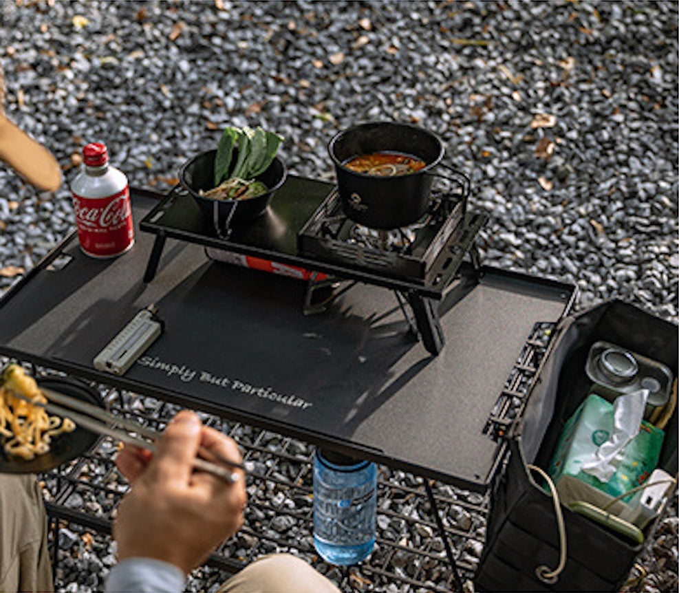 Campingmoon 遮熱テーブル BKSK-310CP – 黒酸化チタン仕上げ – camping