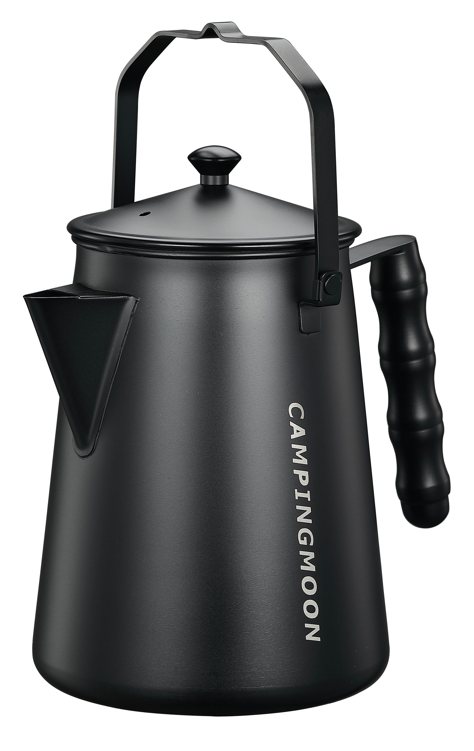 Campingmoon 焚き火ケトル BKSW-6 – チタン酸化皮膜ブラック – camping