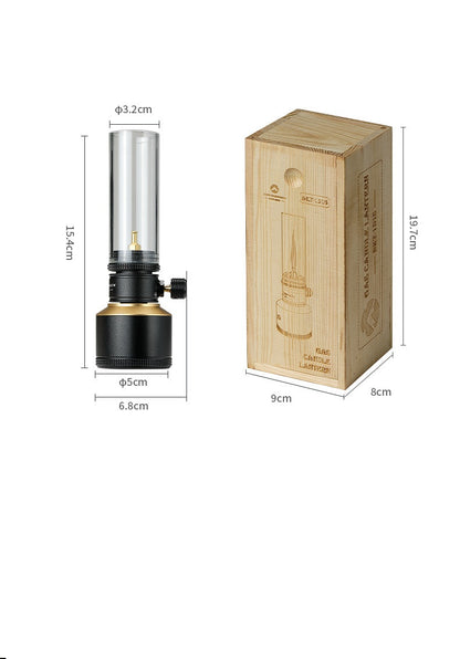 キャンドル風ガスランタン 充てんタンク付属 BKT-1D15