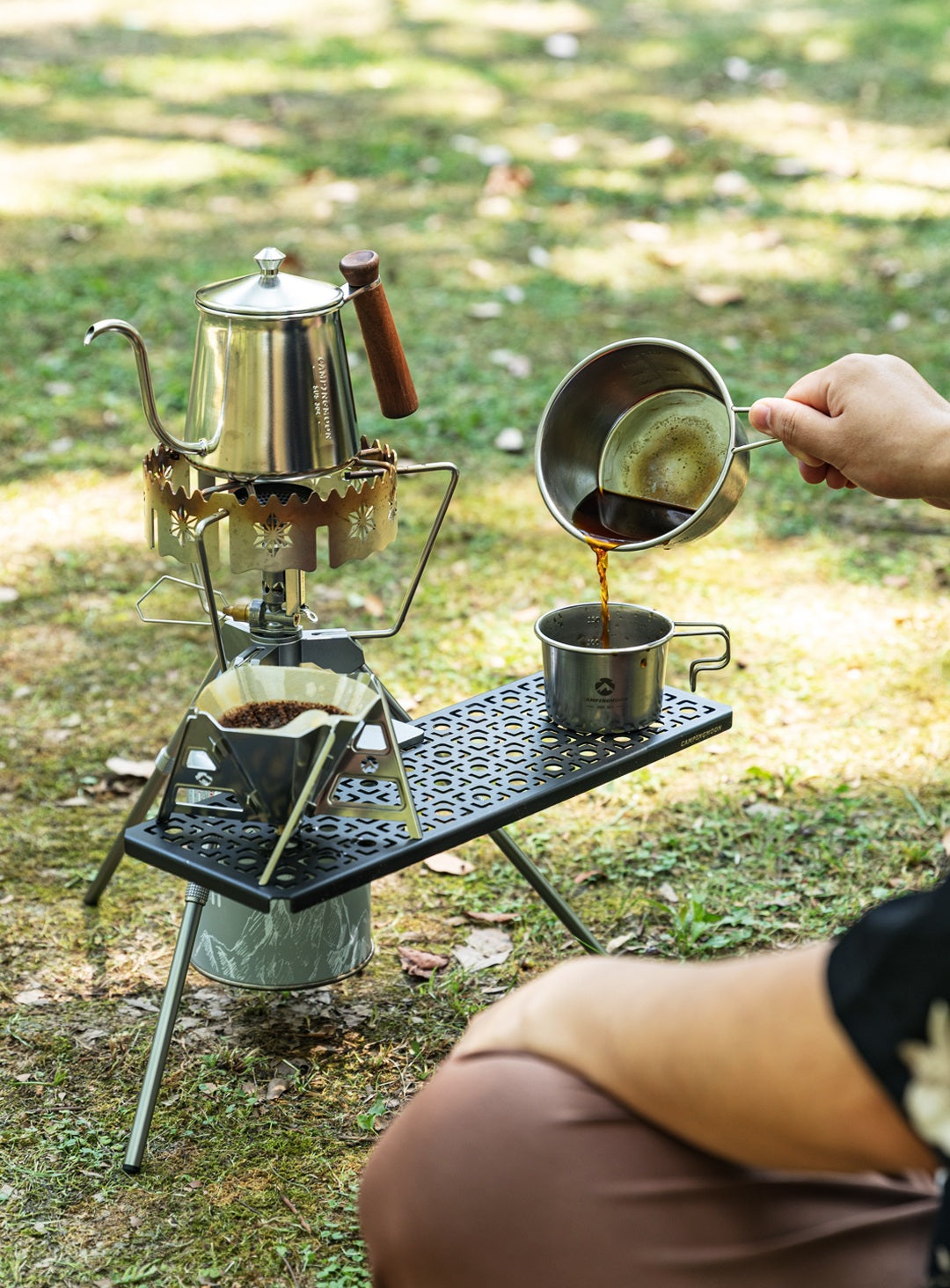 Campingmoon OD缶用テーブルクランプ BKZ18 – ランタンスタンド拡張