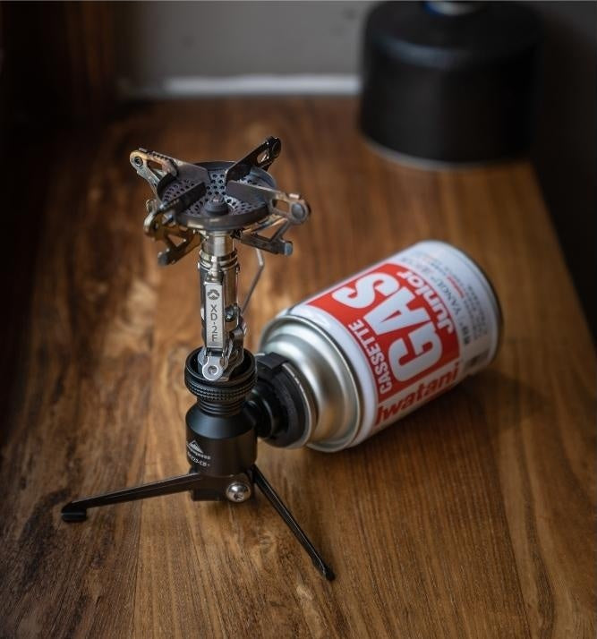 CB缶スタンド型ガス変換アダプター ブラック BKZ23-CB