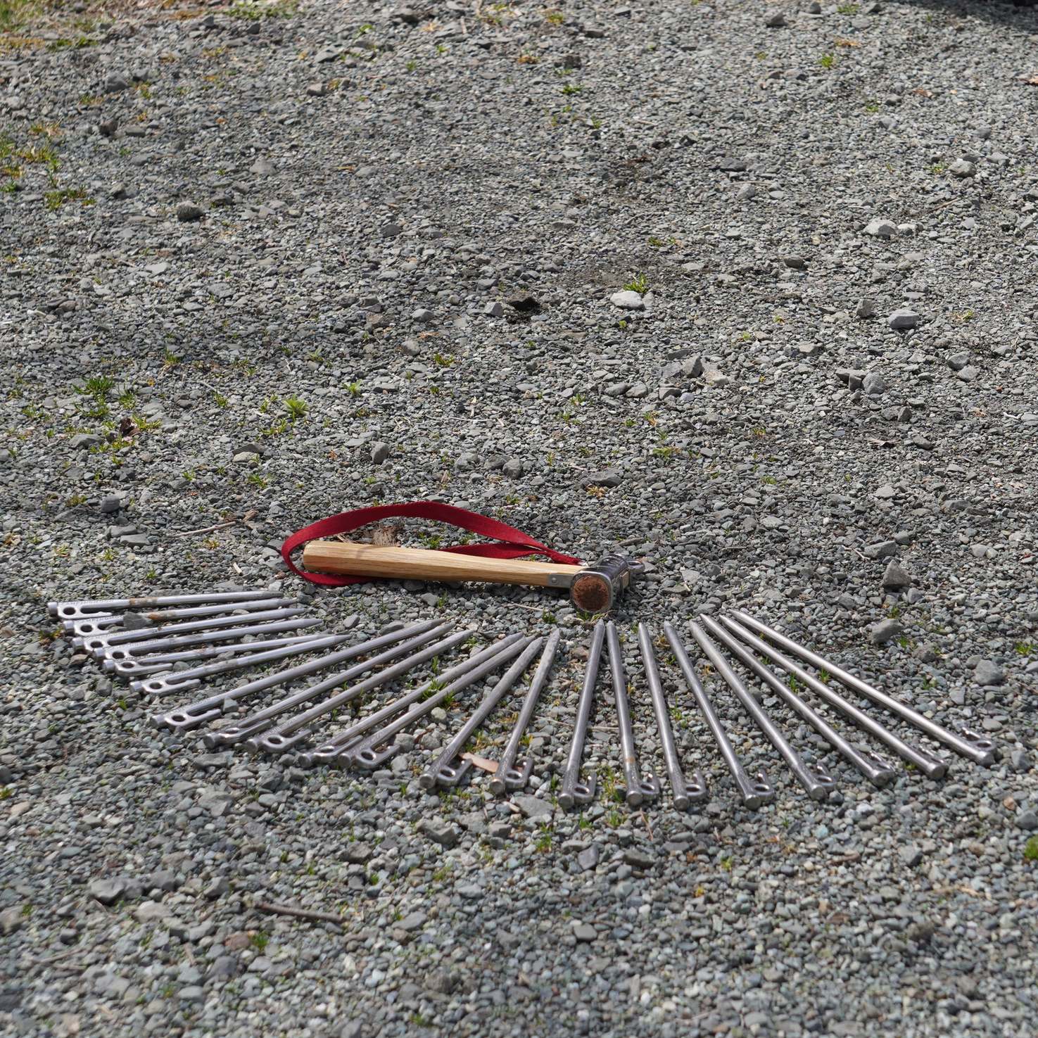 ペグハンマー 純銅ヘッド内蔵ステンレス C5