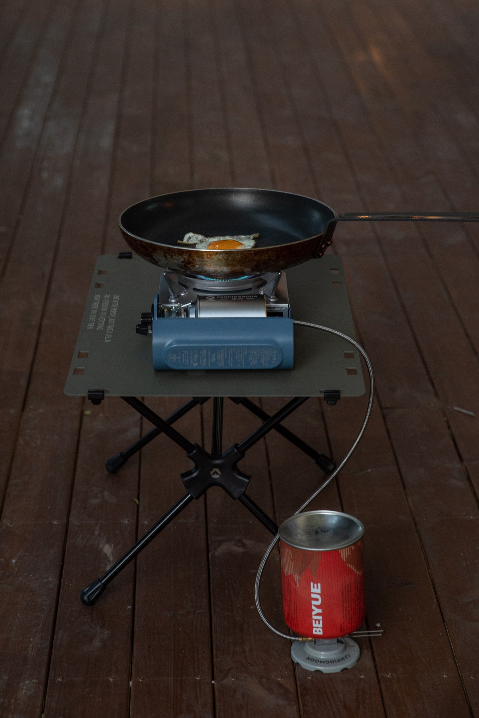 Campingmoon CB缶互換アダプター CB-120 – OD缶接続・輻射熱対策