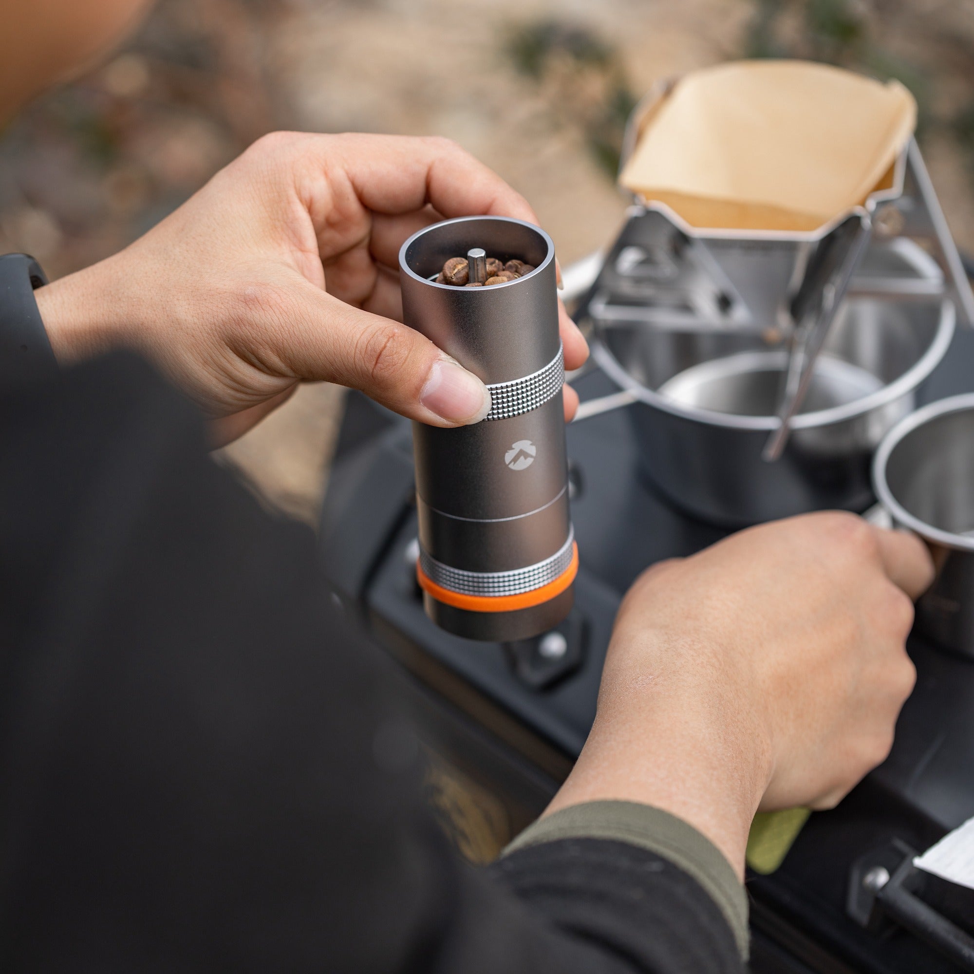 コーヒーミル ハンドグラインダー CC-115 – camping moon