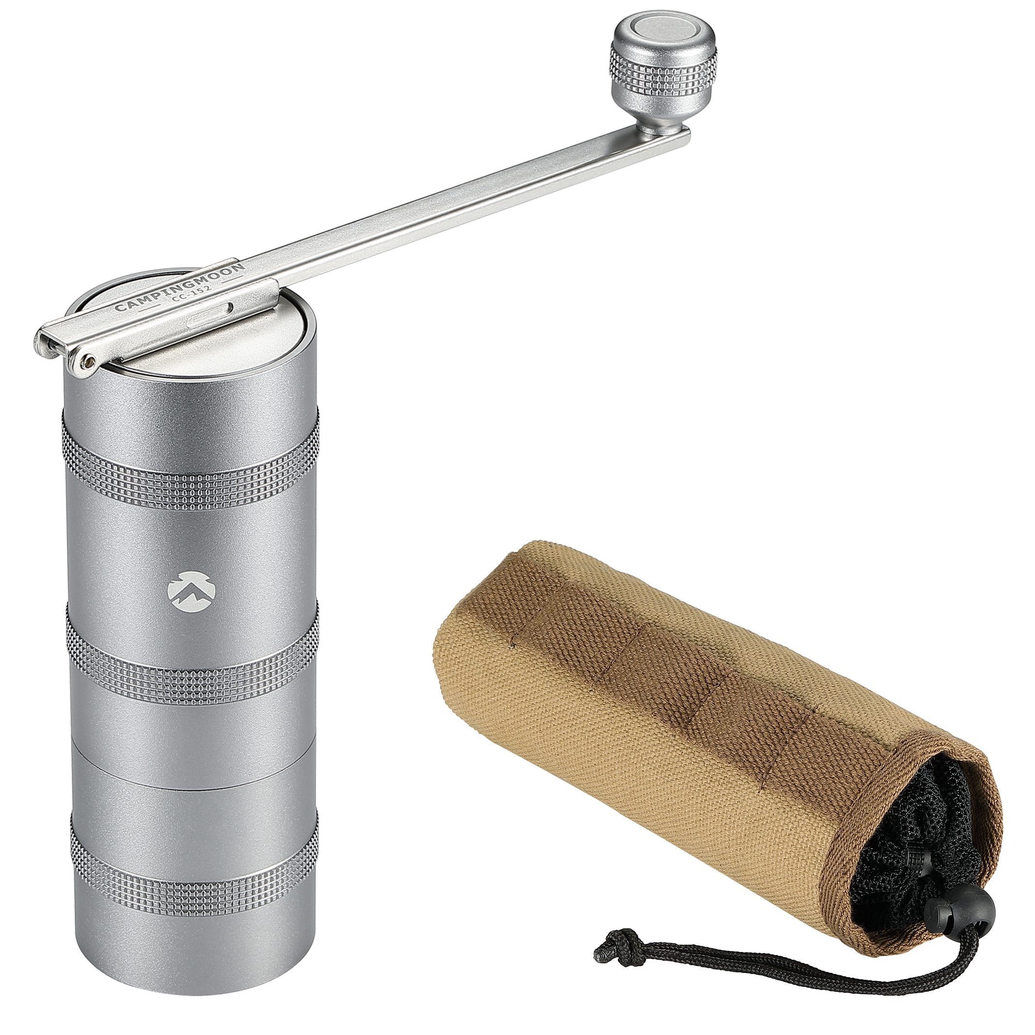 Campingmoon 手挽きコーヒーミル CC-152 – 36段階粒度調整 – camping moon