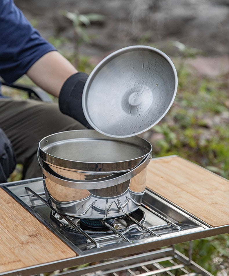 Campingmoon ライスクッカー CC-21 – 焦げ付きにくい全面3層構造