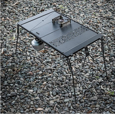 Campingmoon IGT用天板 CK-25F-1P – 和柄レーザー加工の軽量アルミ