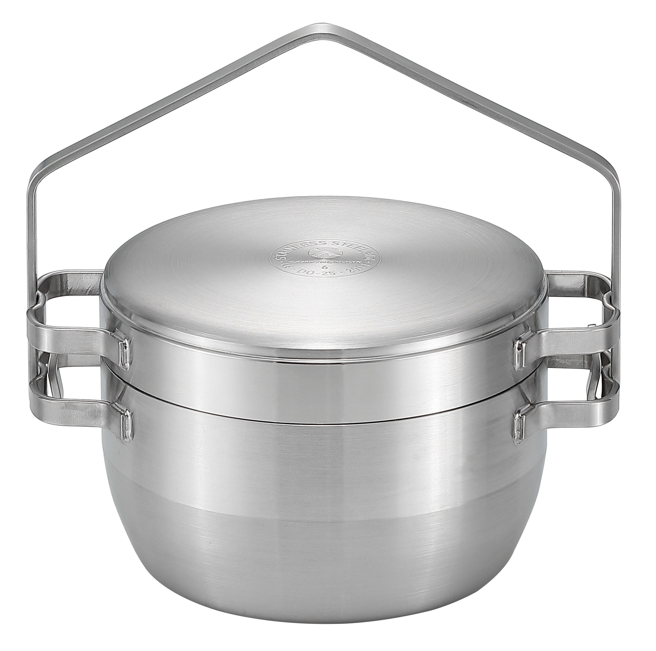 ステンレスダッチオーブン 6インチ オールステンレス304製 DO-25