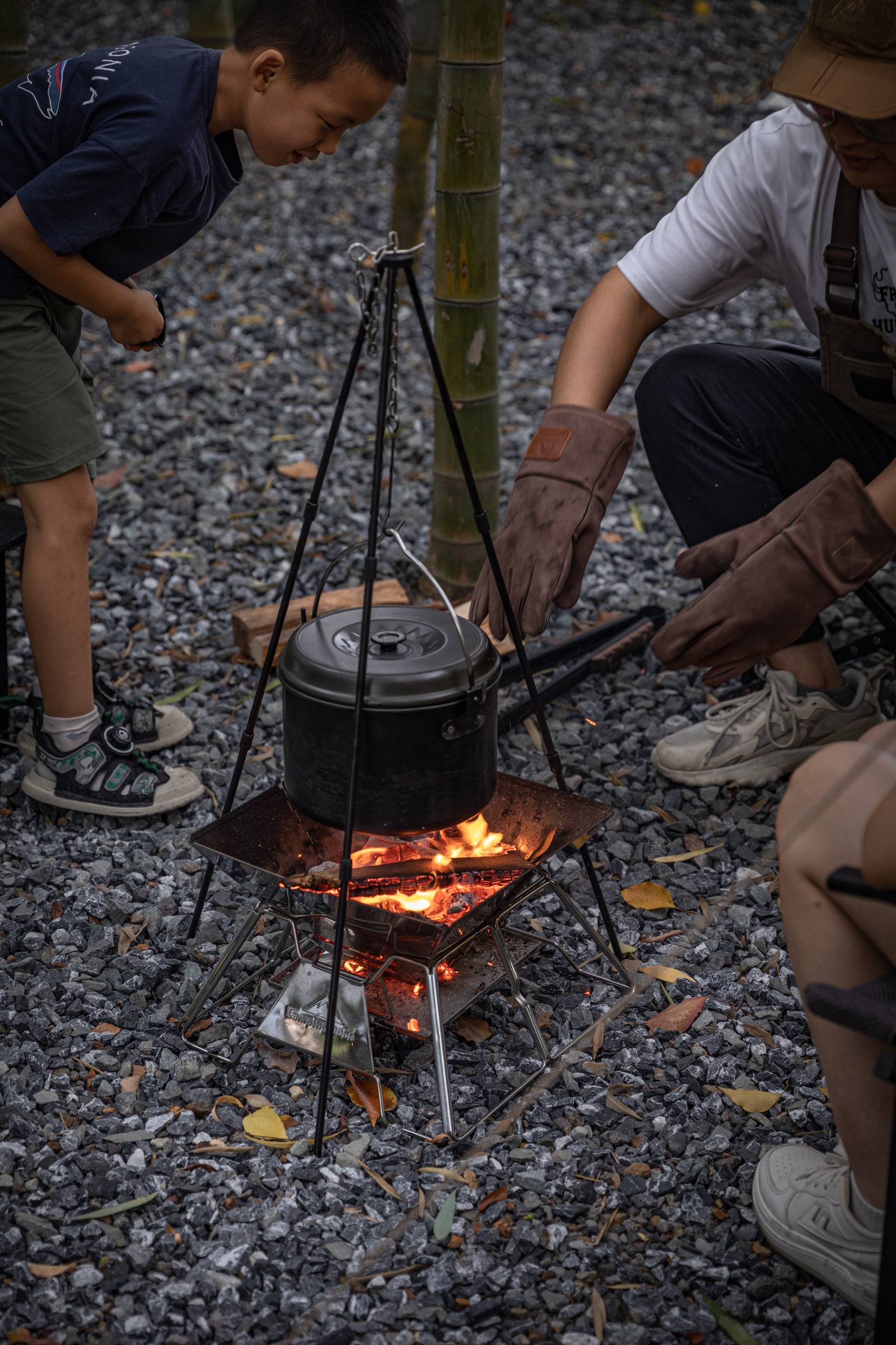 Campingmoon アルミクッカー MC-220 – 焚き火対応・軽量2.6L – camping