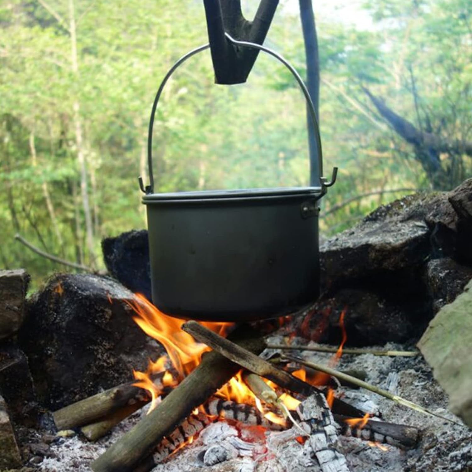 Campingmoon アルミクッカー MC-220 – 焚き火対応・軽量2.6L – camping