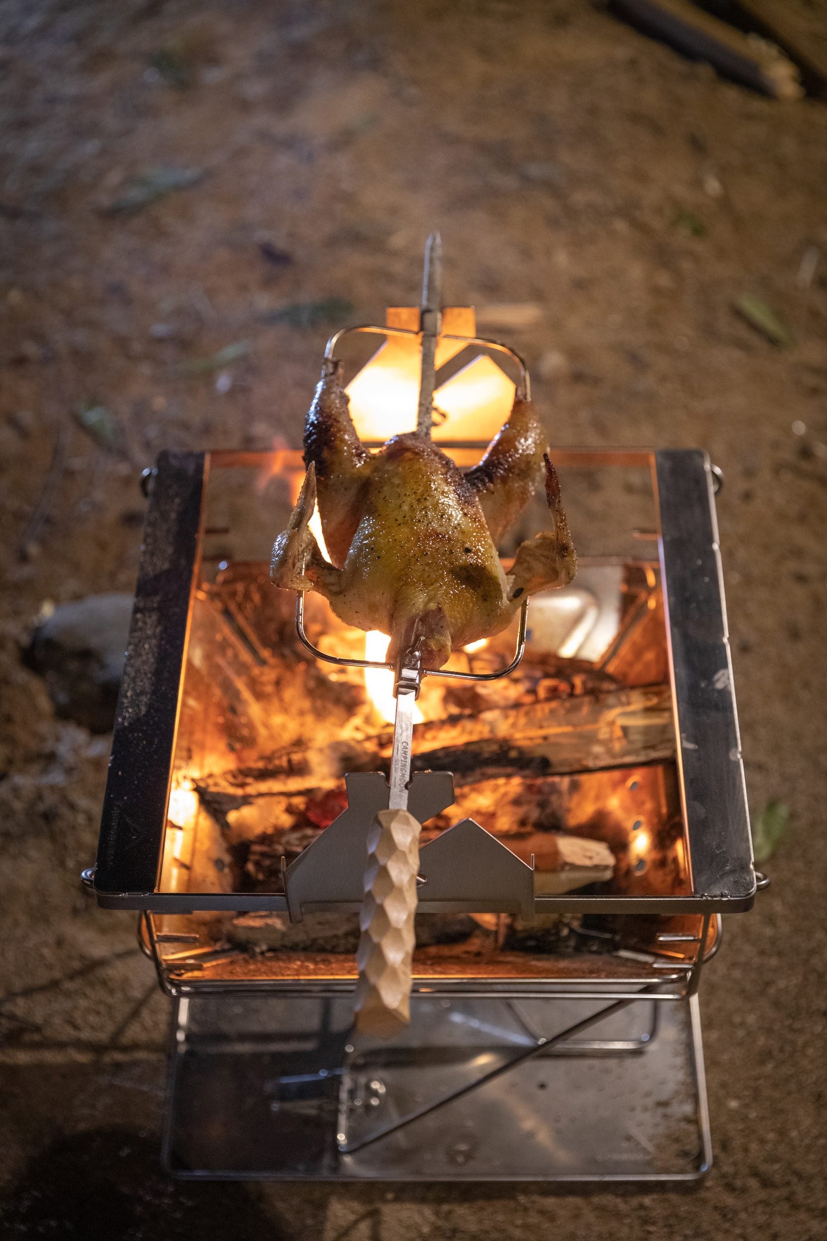 焚き火ロティサリーキット 高さ2段階調節 MK-60