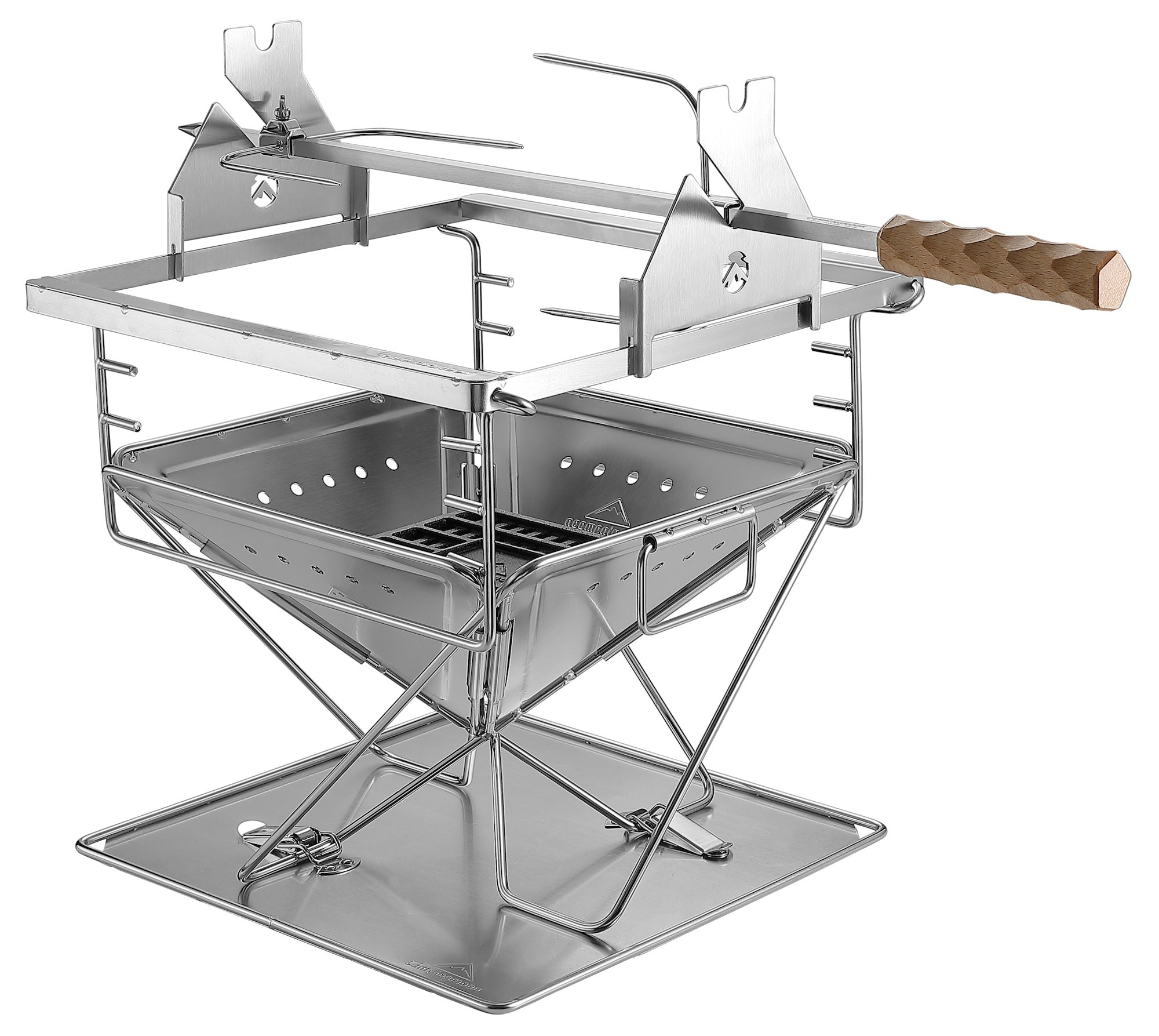 焚き火ロティサリーキット 高さ2段階調節 MK-60