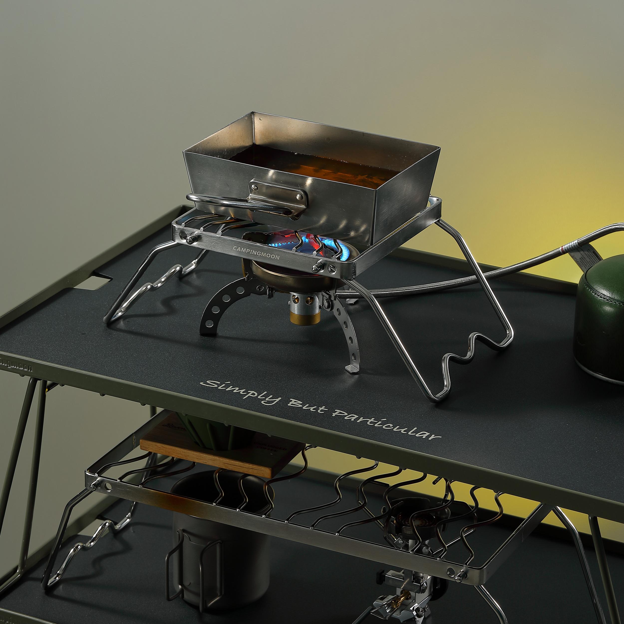 Campingmoon クッカースタンド MS-1001 – 分離式バーナー対応