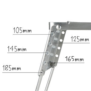 クッカースタンド 高さ6段階調整 MS-1018