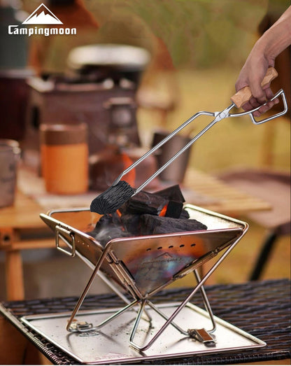 薪ばさみ 極太ステンレス丸棒 MS-42