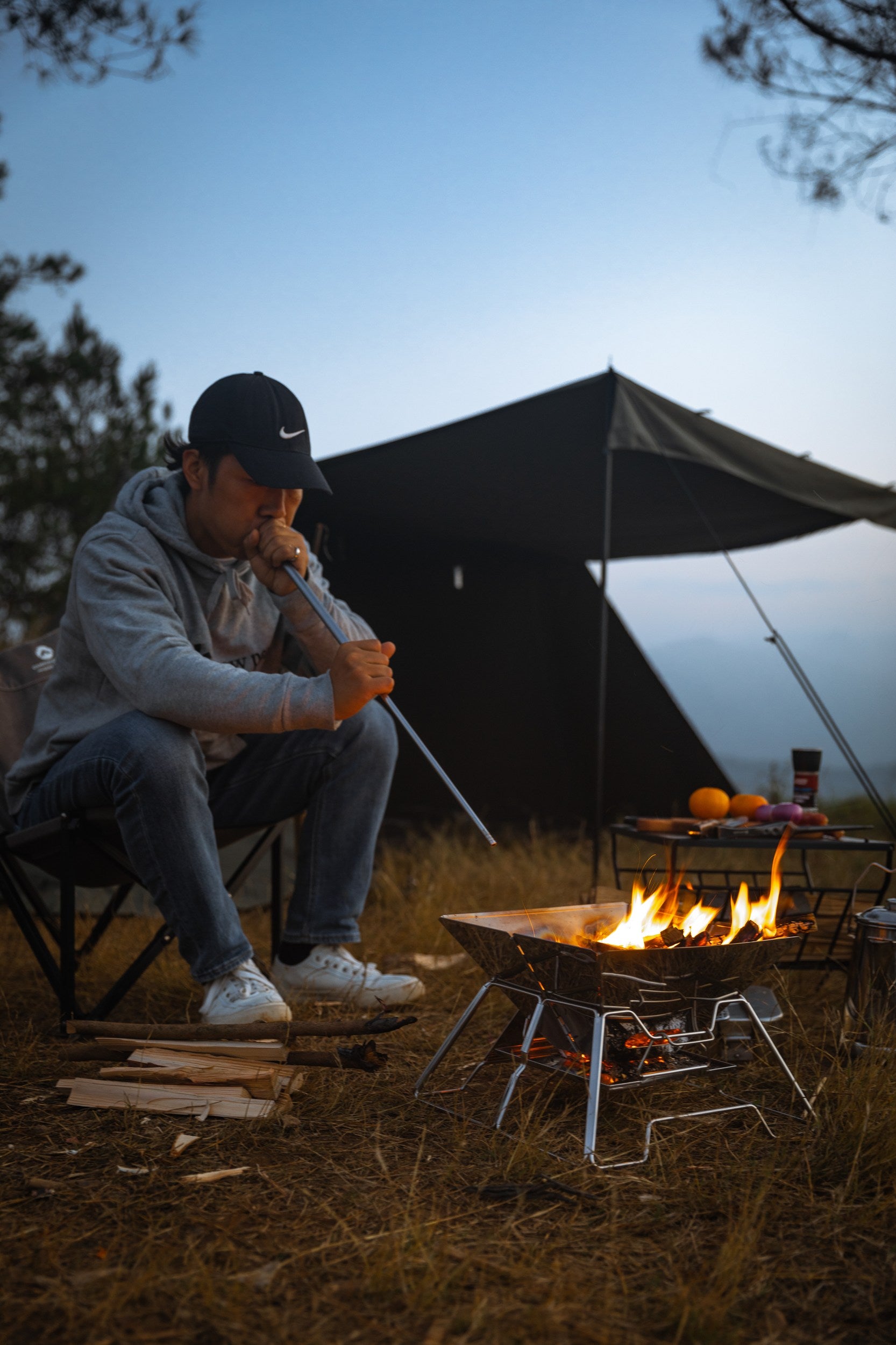 Campingmoon ファイヤーブラスター MS-43 – ジュラルミン製火吹き棒