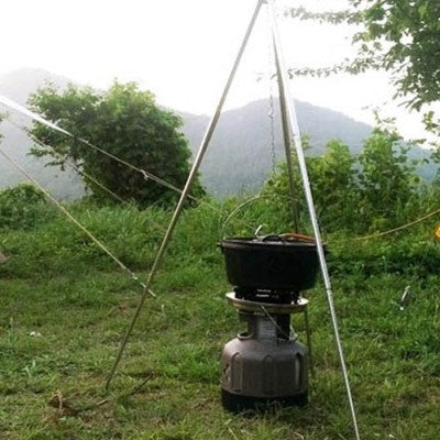 ファイヤープレイスタンド 4脚オールステンレス MT-130