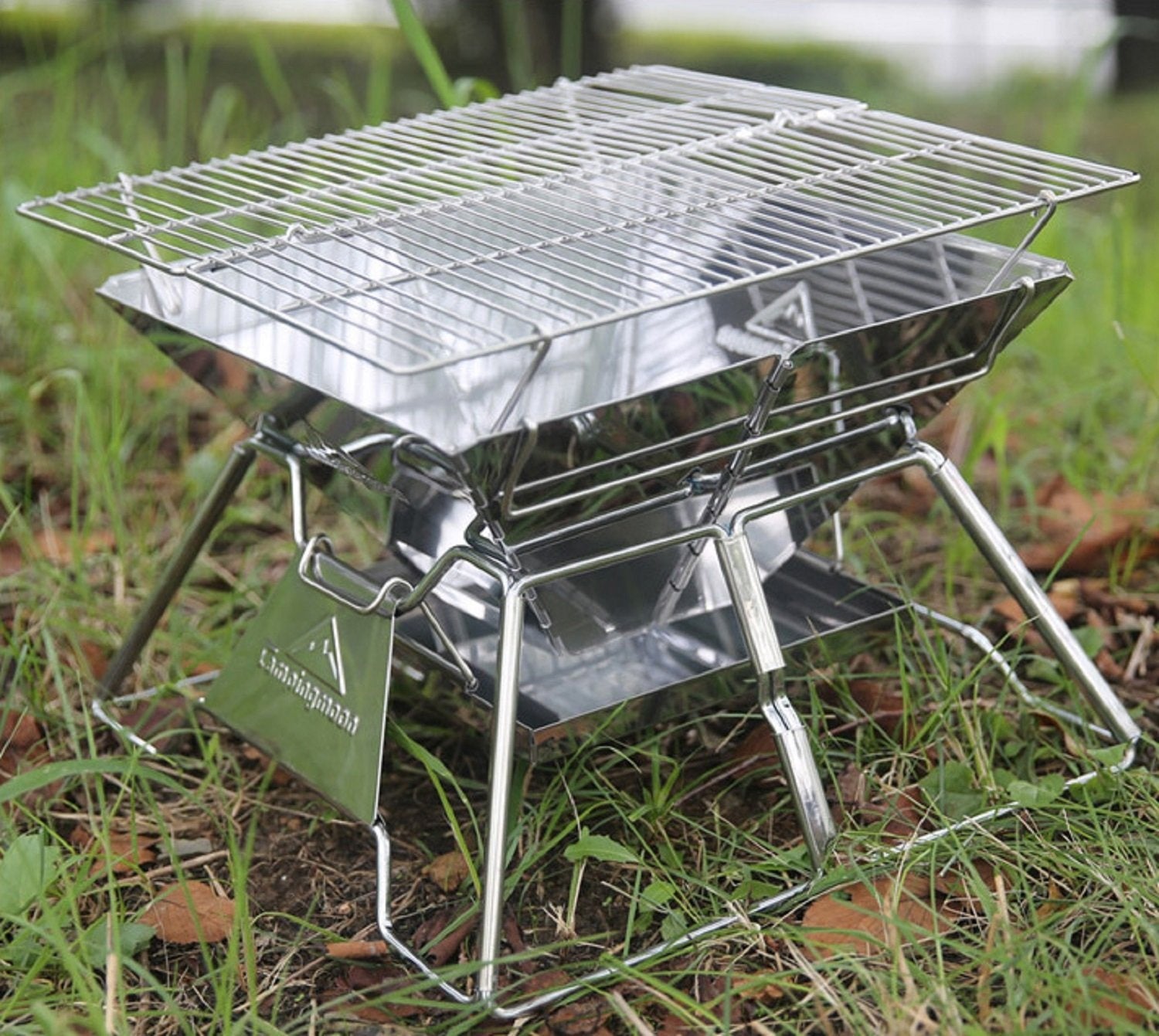 Campingmoon 焚き火台 バーベキューコンロ MT-2 – 高さ2段階調整可能