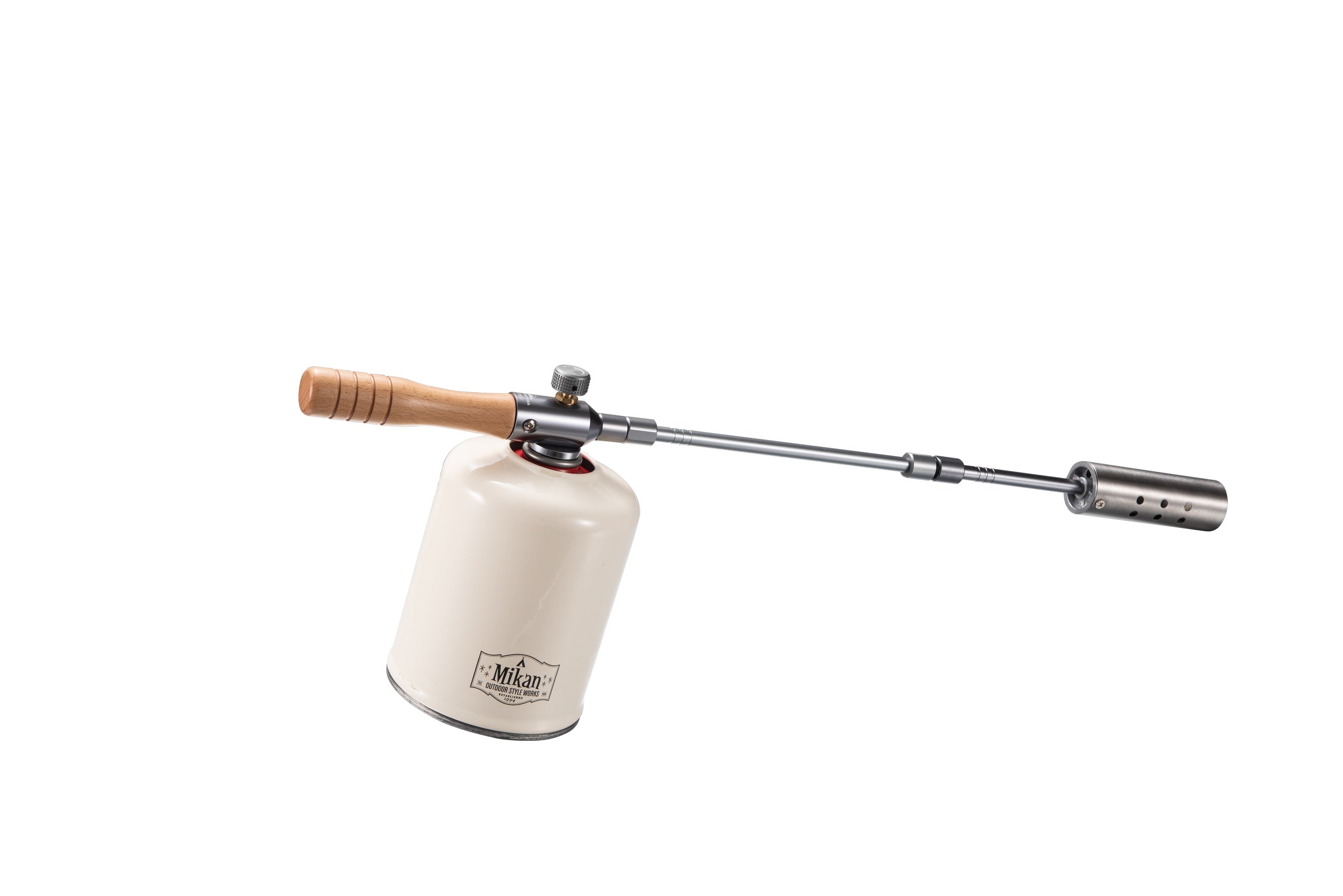 Campingmoon ロングガストーチ MT-3955 – 天然木グリップ仕様