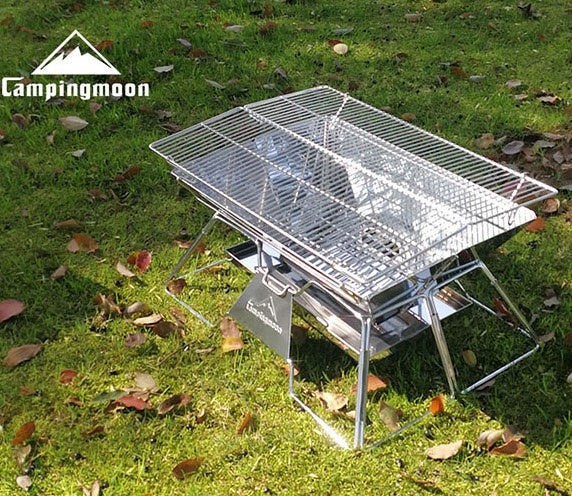 Campingmoon 焚き火台グリル MT-3 – 2段階高さ調整 – camping moon