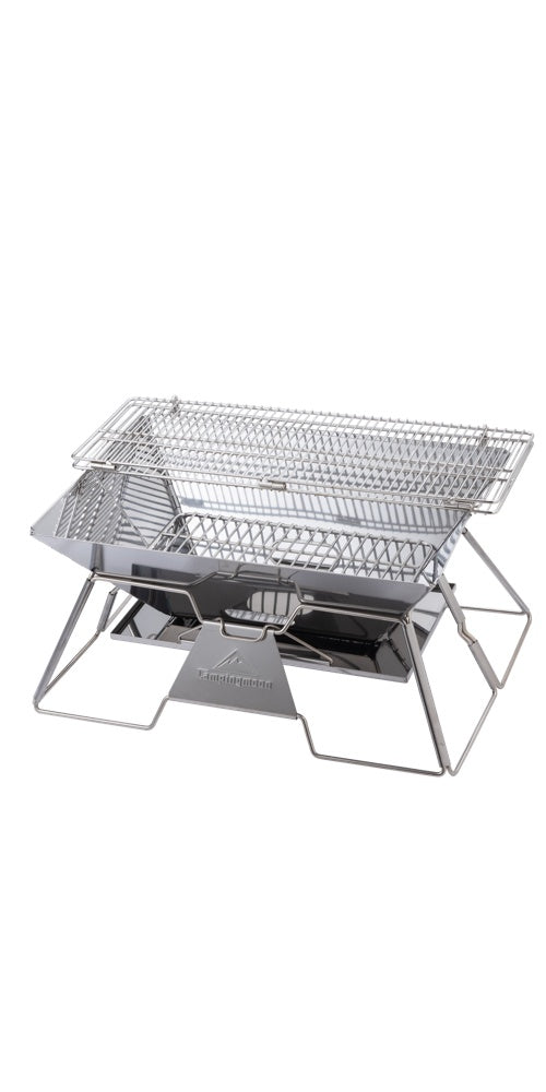 Campingmoon 焚き火台グリル MT-3 – 2段階高さ調整 – camping moon
