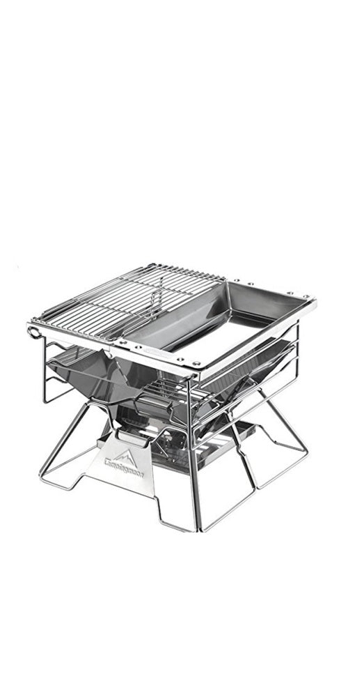Campingmoon 焚き火台グリル MT-3 – 2段階高さ調整 – camping moon