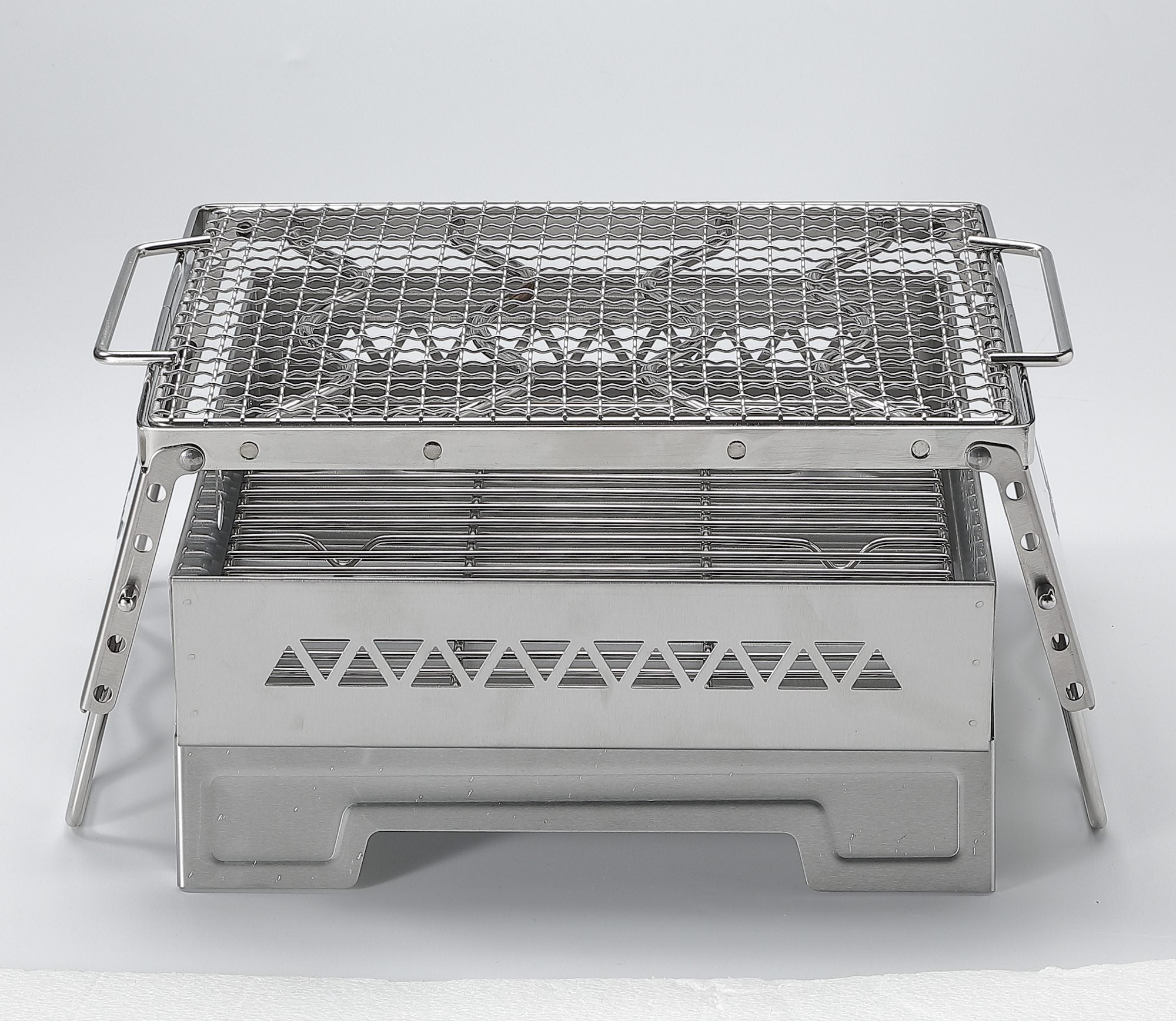 Campingmoon 焚き火ベーススタンド MT-6-LT – ロストル・収納ケース付