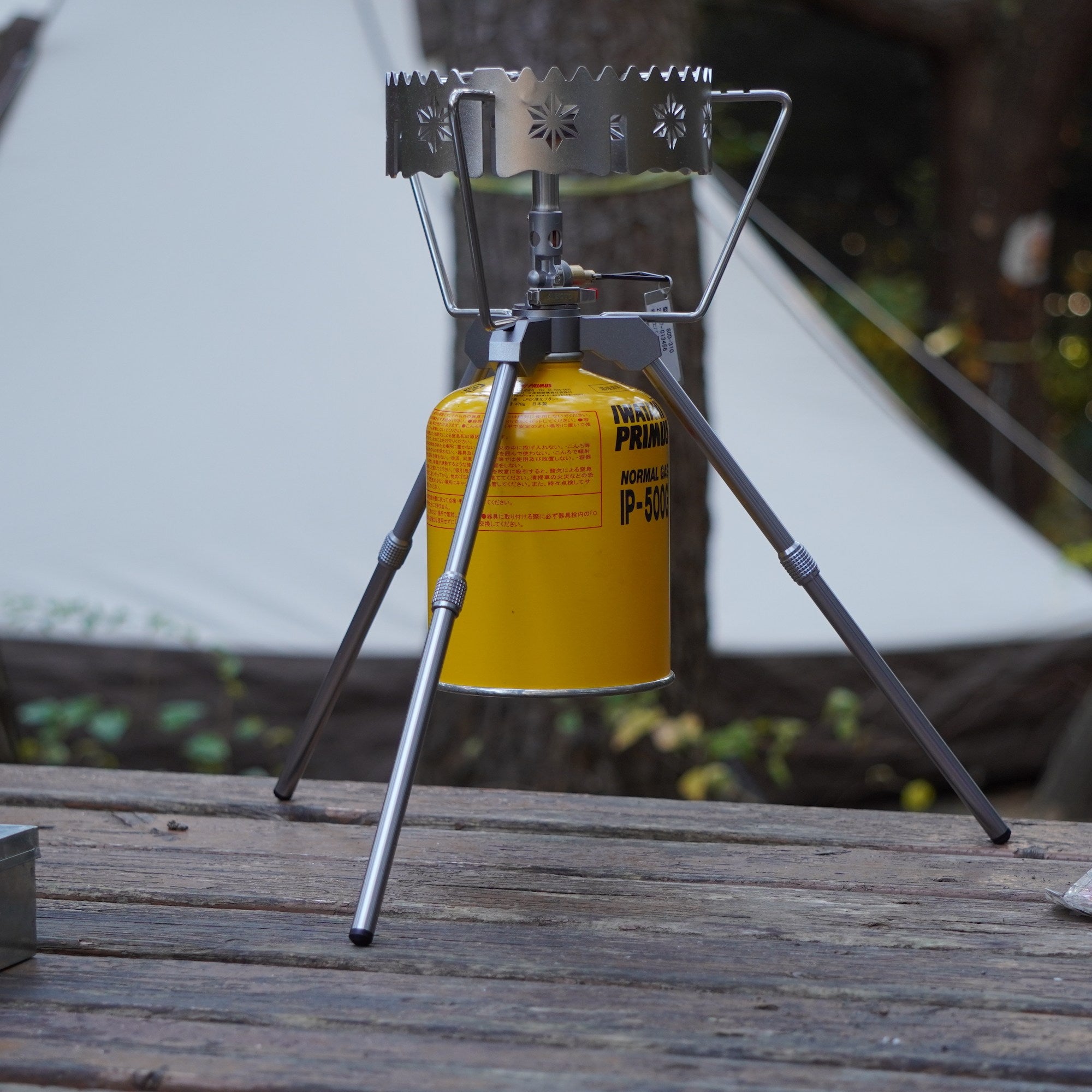 Campingmoon シングルバーナー用風防リング ST-141 – 五徳安定・燃焼